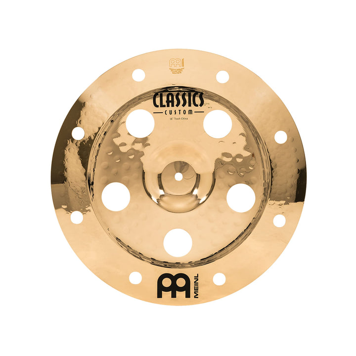 Meinl Cymbals Classics Custom Brilliant Trash China 16 Zoll (Video) Schlagzeug Becken (40,64cm) B12