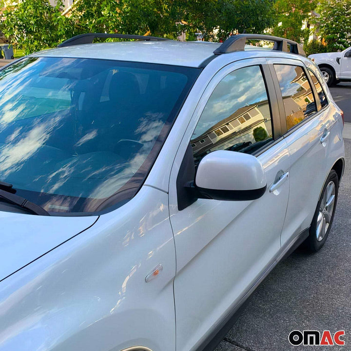 OMAC Dachreling kompatibel mit Peugeot Partner Tepee 2008-2018 Alu TÜV ABE Schwarz 2X Partner Tepee