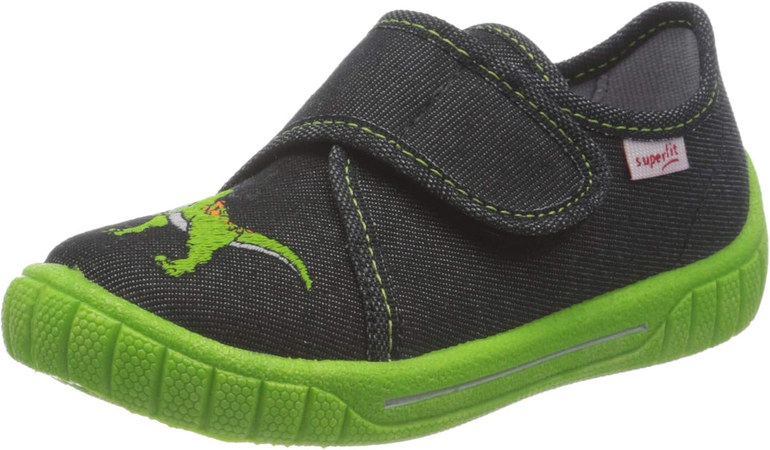 superfit Jungen Bill Flache Hausschuhe 36 EU Schwarz 0010, 36 EU Schwarz 0010