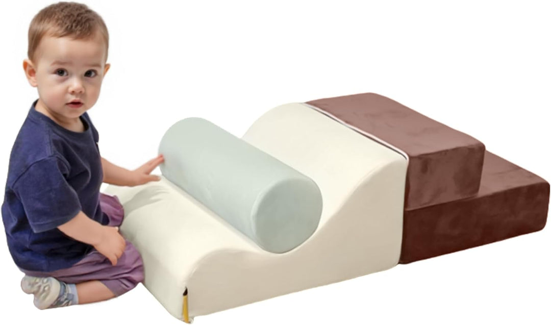 BanaSuper 3 STK Gross Schaumstoff Bausteine für Kinder, XXL Softbausteine Baby zum Klettern & Krabbe