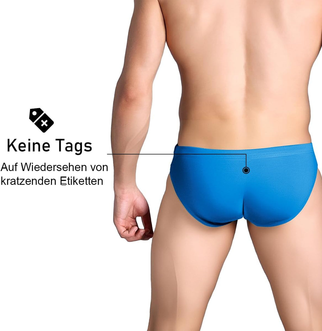 Herren Slips Unterhosen Männer Bambus Unterwäsche Underwear Nahtlose Weiche Low Rise Mens Briefs Und