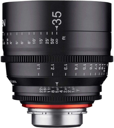 XEEN Cinema 35mm T1,5 MFT Vollformat Objektiv MF Cine Video Lens für hohe Auflösungen mit Follow Foc