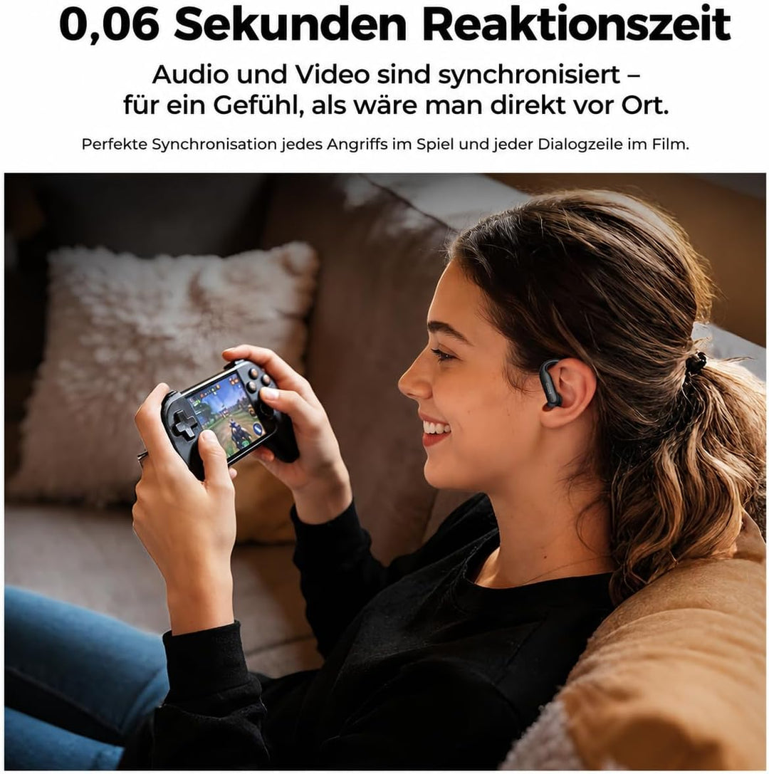 MINISO MS219 Kopfhörer Sport 2026 Neueste, Ohrhörer Bluetooth 6.0 mit Ohrbügel, In Ear Kopfhörer Blu