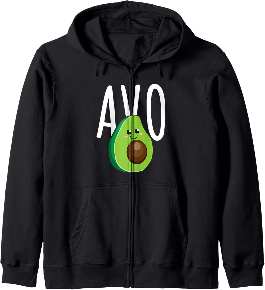 Avocado Avo Vegane Paare liebt passendes Outfit für Paare Kapuzenjacke