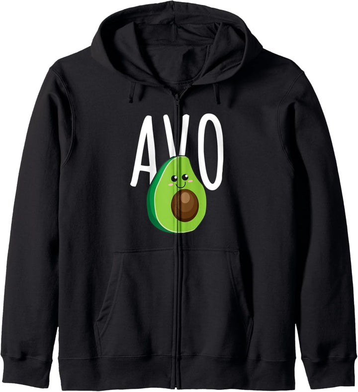 Avocado Avo Vegane Paare liebt passendes Outfit für Paare Kapuzenjacke