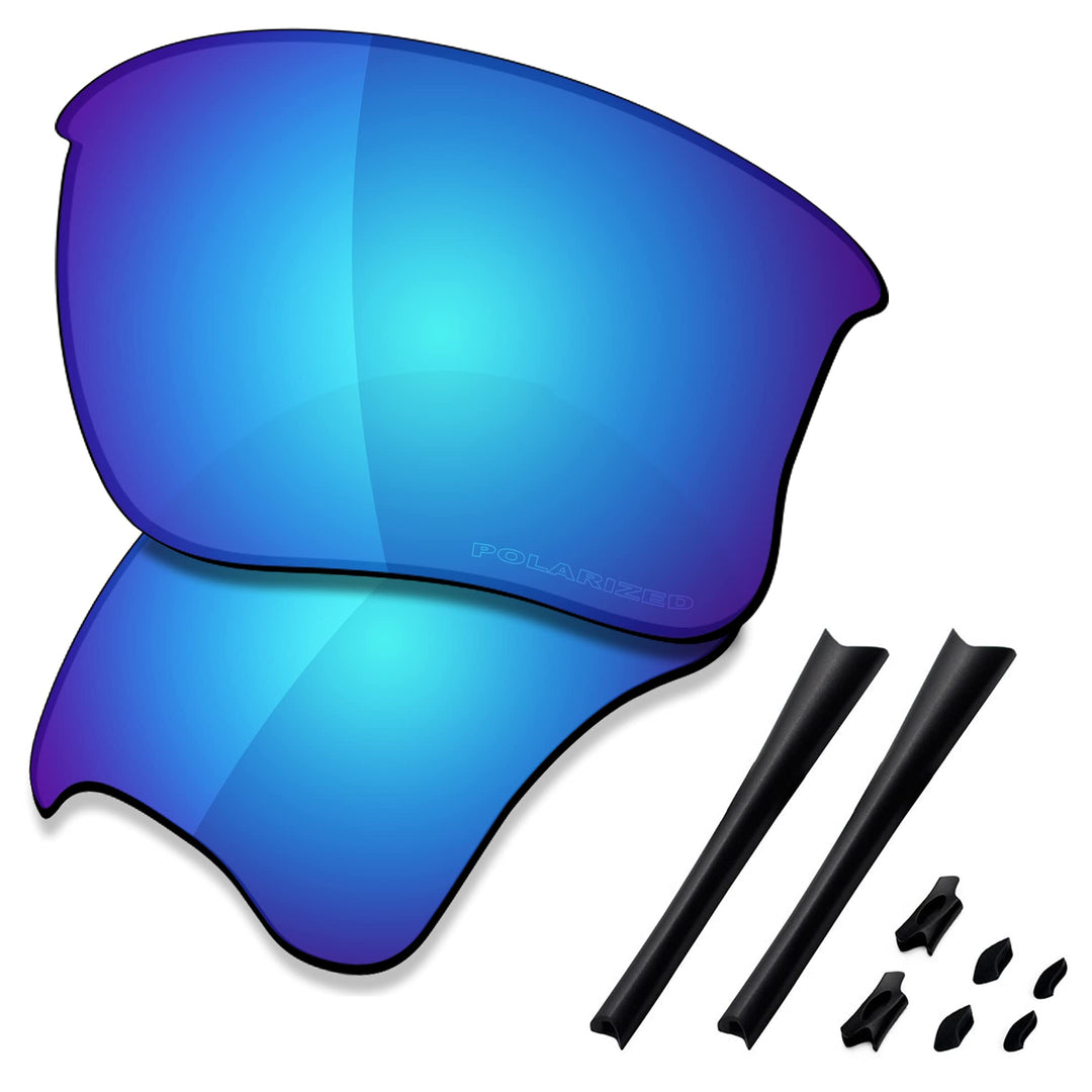 Saucer Premium-Ersatzgläser und Gummi-Kits für Oakley Flak Jacket XLJ OO9009 Sonnenbrillen High Defe