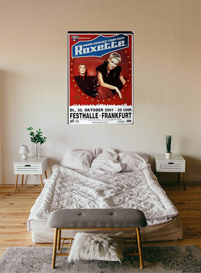 Roxette - Room Servicce, Frankfurt 2001 » Konzertplakat/Premium Poster | Live Konzert Veranstaltung