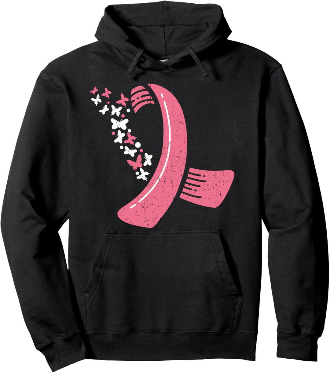 Brustkrebs Aufklärung Awareness Schmetterlinge Geschenk Pullover Hoodie