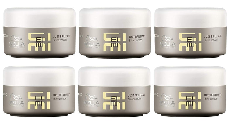 6er Wella EIMI Just Brilliant Glanzpomade 75 ml Unparfümiert 75 ml (6er Pack), Unparfümiert 75 ml (6