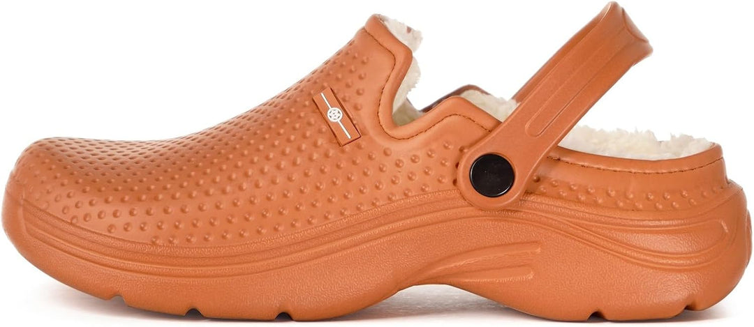 Eagsouni Clogs Hausschuhe Gefüttert Herren Damen Winter Gartenschuhe Wasserdicht Gartenclogs Warme P