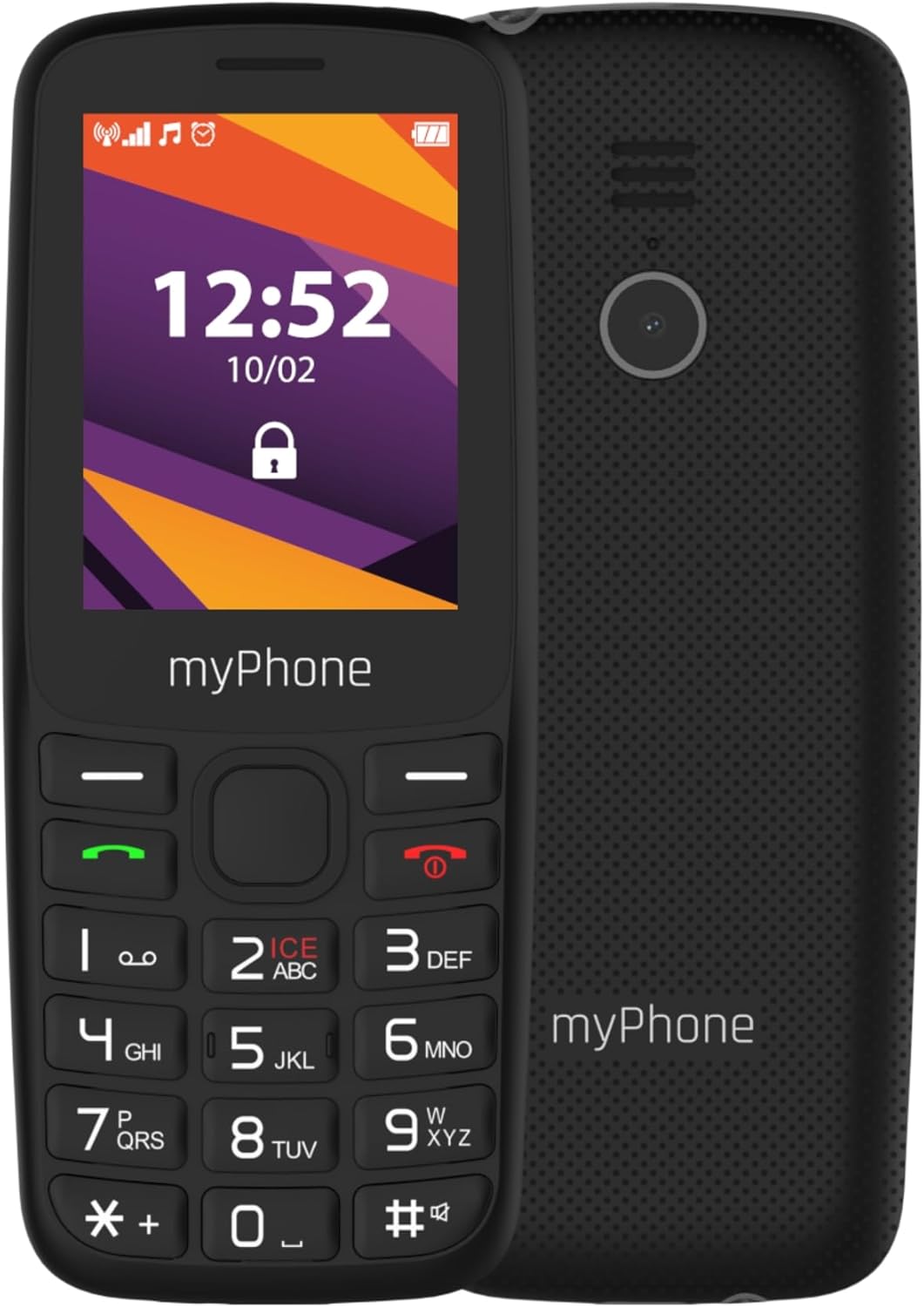 myPhone 6410 LTE 4G einfaches Telefon mit klarem Display und grossen Tasten, grosser 1400-mAh-Akku