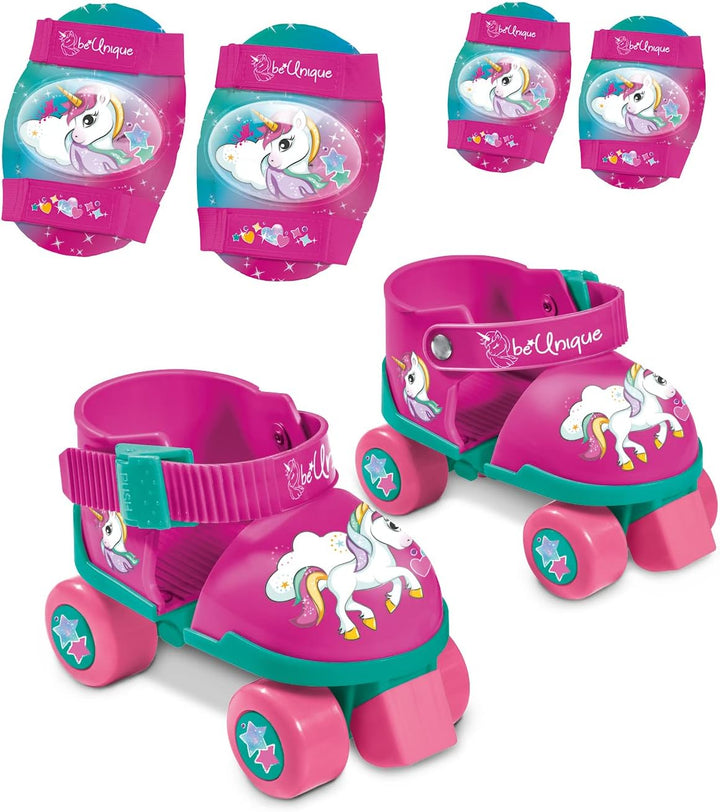 Mondo Toys 28511 Unicorn Rollschuhe, verstellbar von 22 bis 29 – Komplettset mit transparenter Tasch
