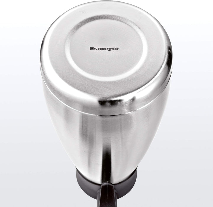 Esmeyer Isolierkanne Thermoart 2 Liter, Edelstahl, silberfarben/schwarz, 2 Liter