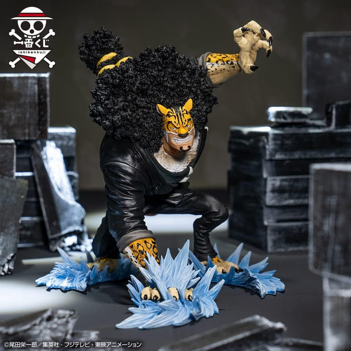 MERCHANDISING LICENCE Figur Ichibansho Rob Lucci Duel Memories One Piece 9cm