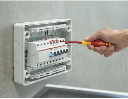 Wiha Schraubendreher SoftFinish® electric slimFix Schlitz (35392) 6,5 mm x 150 mm für tiefliegende S