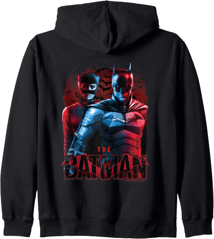 The Batman The Bat And The Catwoman Kapuzenjacke