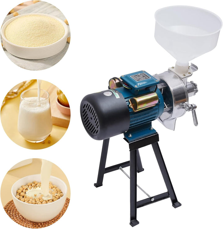 GetreidemüHle Elektrische SchrotmüHle Reis Mais Sorghum KornmüHle Mit Tricht Elektrisch GewüRzmüHle