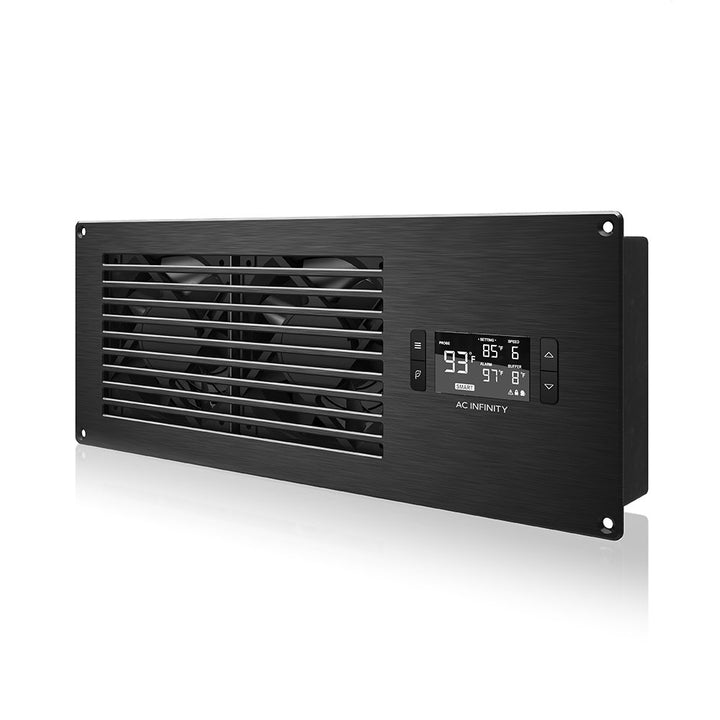 AC Infinity AIRFRAME T7 Lüftersystem mit hohem Luftstrom, 400mm, Abluftstrom, für AV-Geräte, Räume,