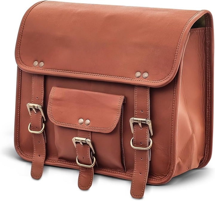 Craftride Motorrad Satteltasche SV1 Vintage Tasche 8 l braun