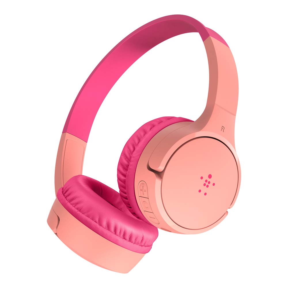 Belkin SoundForm Mini drahtloser Kinder-On-Ear-Kopfhörer mit integriertem Mikrofon zum Online-Lernen