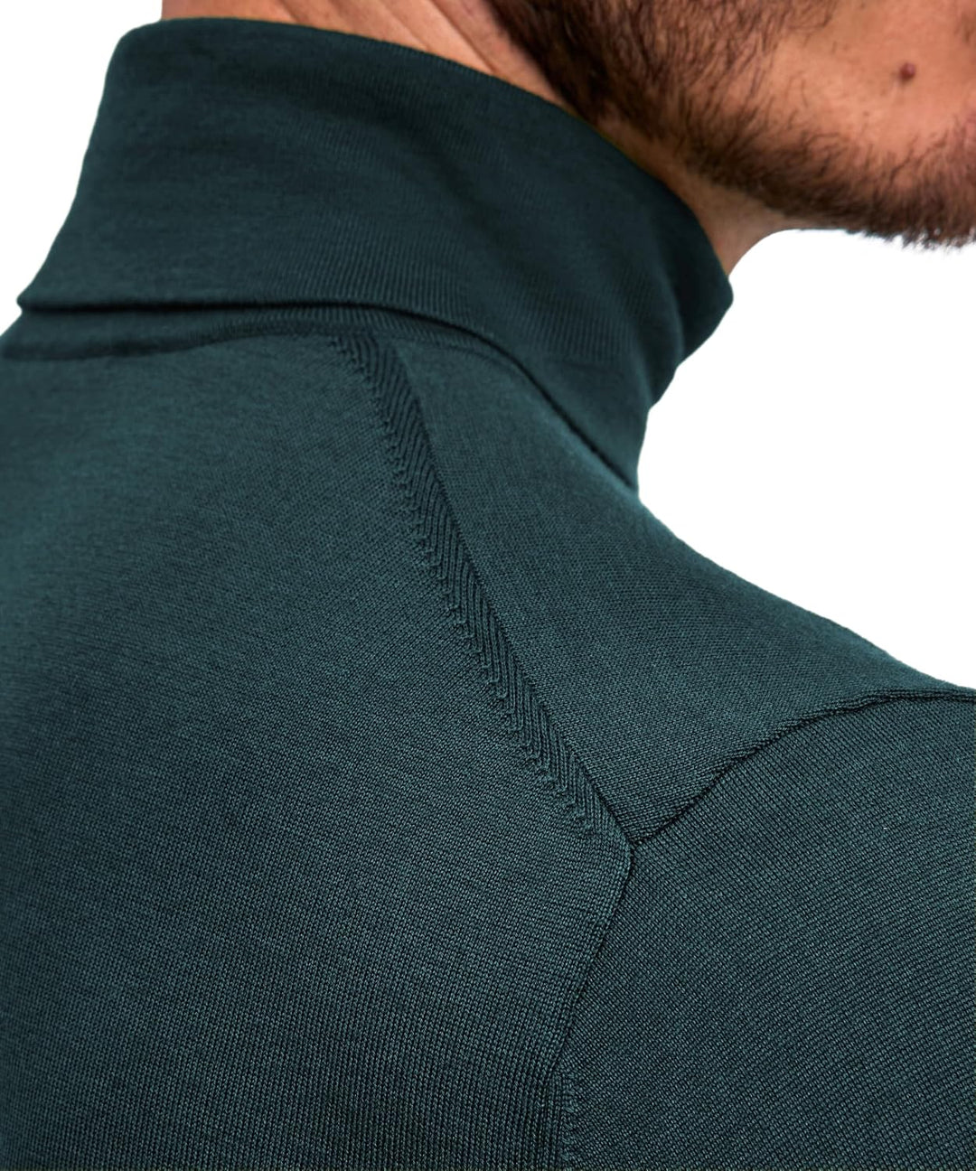 FALKE Herren Basic Roll Neck Rollkragen Pullover elegant klassisch für Business und Freizeit mit Rol