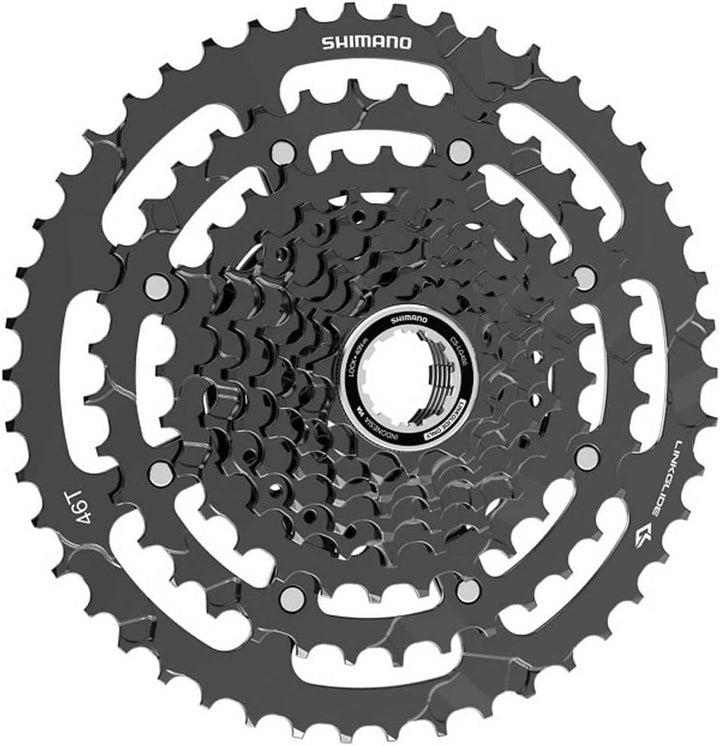 Shimano Cassette 9v 11-46 CS-LG400 CS-LG400-9 technisches Angelzubehör für kontrollierte Performance