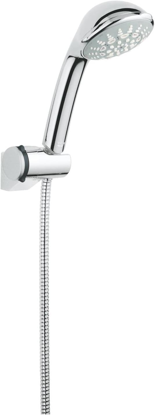 GROHE Relexa 100 Five - Handbrause (5 Strahlarten, langlebige Oberfläche, Antikalk-System), chrom, 2