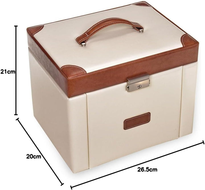 SACHER Schmuckkasten Maxima travel/cream, Cream