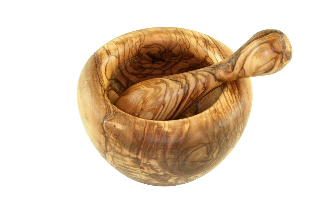 D.O.M.® Mörser 14 cm aus Olivenholz