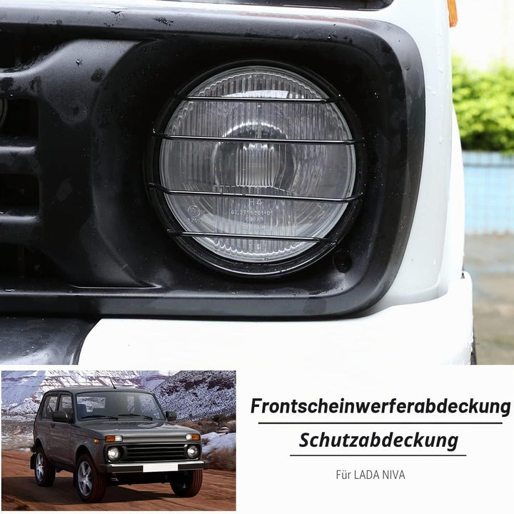 DIYUCAR 6 teile/satz Aluminiumlegierung Nebelscheinwerfer Hinten Schwanz Lampe Protector Rahmen Trim
