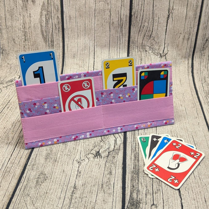 Spielkartenhalter aus Stoff - Handgefertigt & Praktisch | Ideal für Kinder, Senioren & Menschen mit