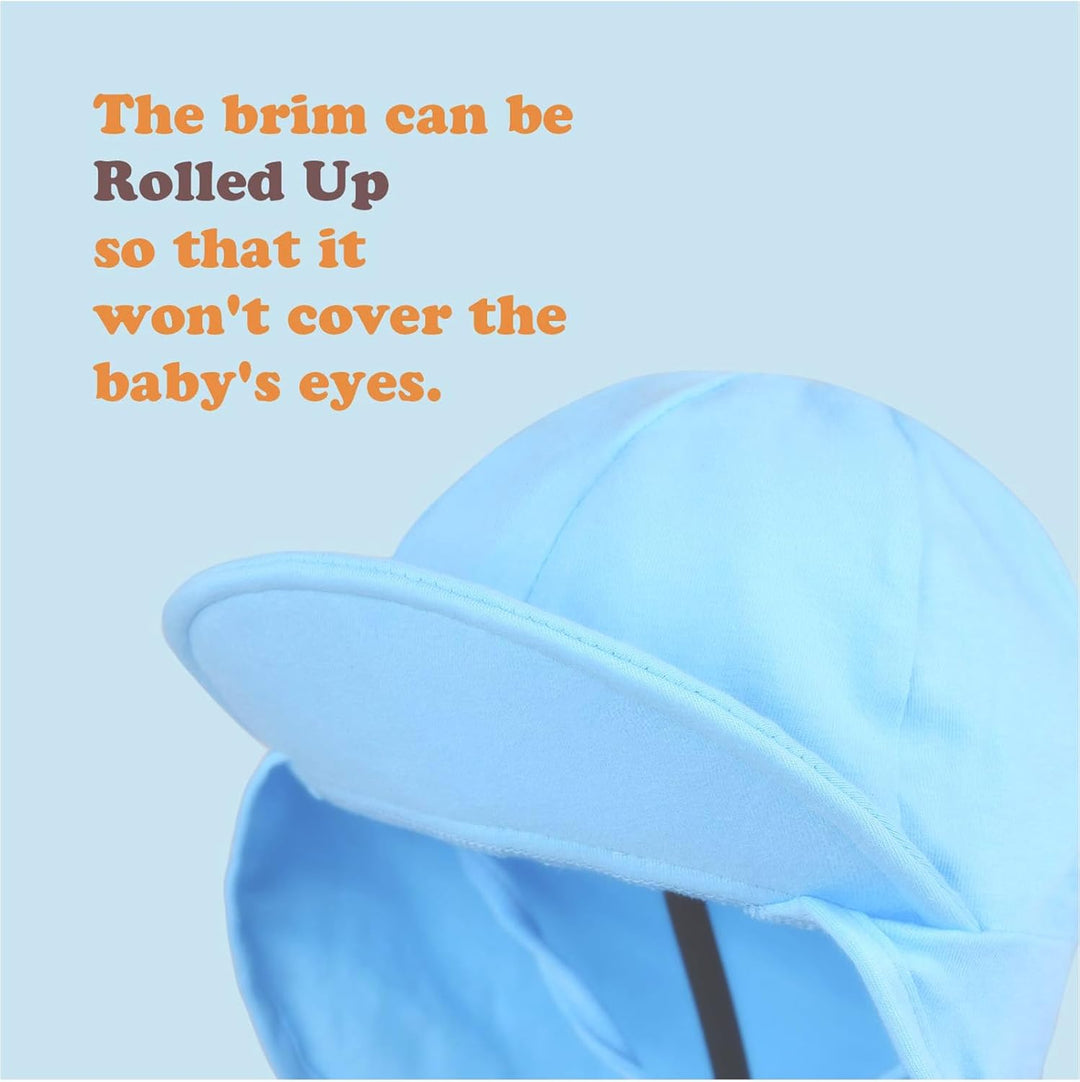 FURTALK Baby Kleinkind Sonnenhut UPF 50+ UV-Schutz Mädchen & Jungen Sommer Kappe Kinder Strand Mütze