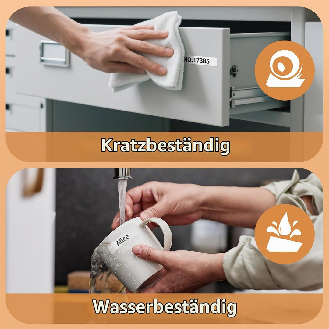 Suminey Kompatibel Schriftband als Ersatz für Brother Ptouch Bänder 12mm TZe-231 TZ-231 Tz Tape Schw