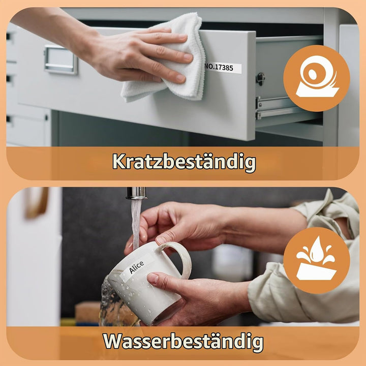 Suminey Kompatibel Schriftband als Ersatz für Brother Ptouch Bänder 12mm TZe-231 TZ-231 Tz Tape Schw