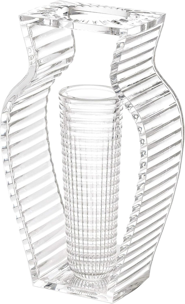 Kartell I Shine Vase, Plastik, kristall, 12.29 x 33 cm, Kristall