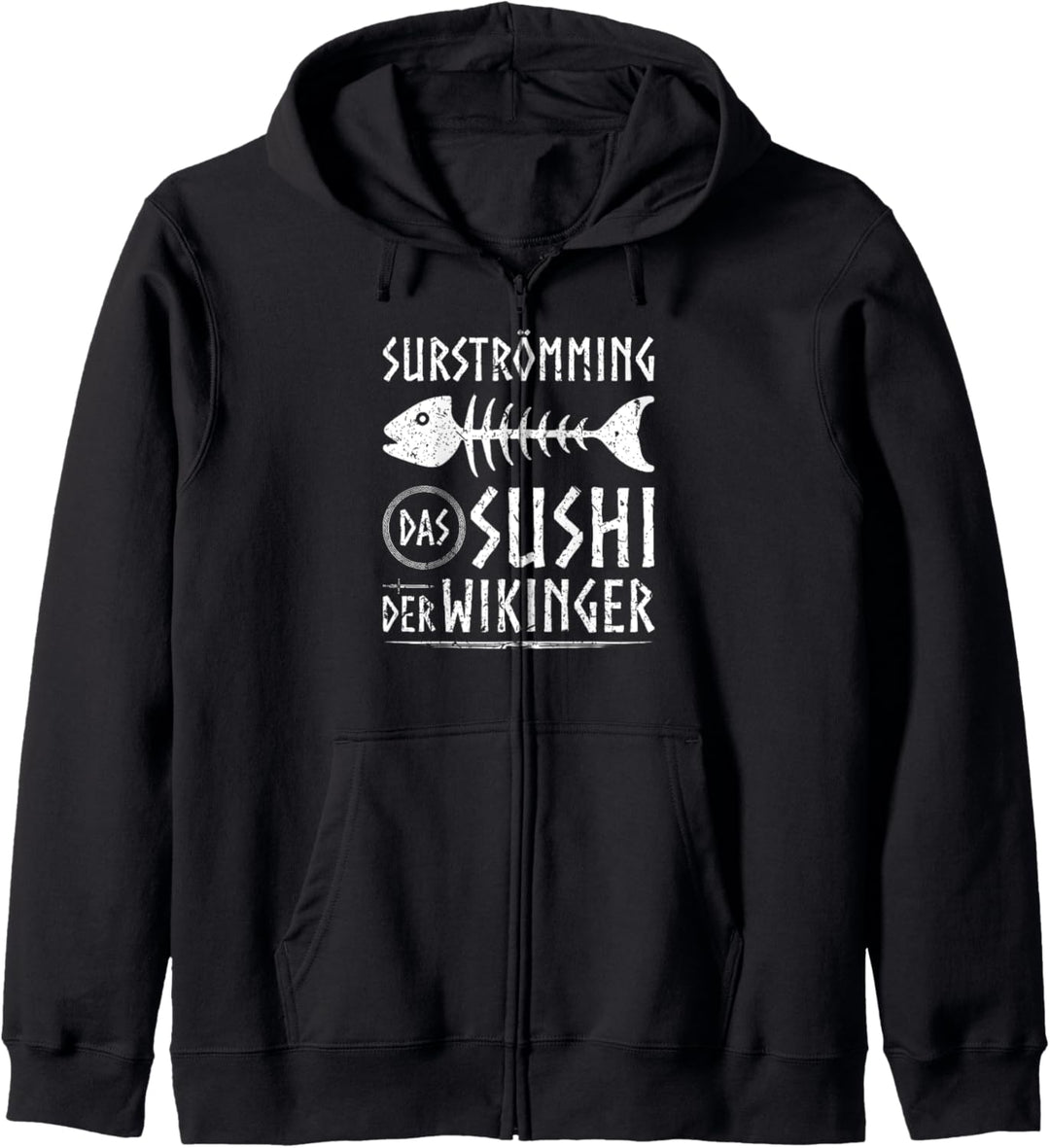 Wikinger Sushi Surströmming Spruch, Lustiges Norse Viking Kapuzenjacke