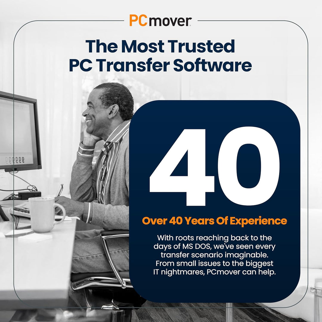 LAPLINK PCmover Professional 11 – Migration Software, für Dateien, Ordner & Programme, 5 Gbps Super