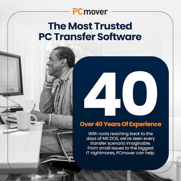 LAPLINK PCmover Professional 11 – Migration Software, für Dateien, Ordner & Programme, 5 Gbps Super