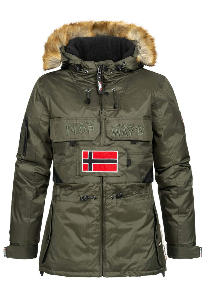 Geographical Norway Damen Bellaciao Jacke XL Kaki, XL Kaki