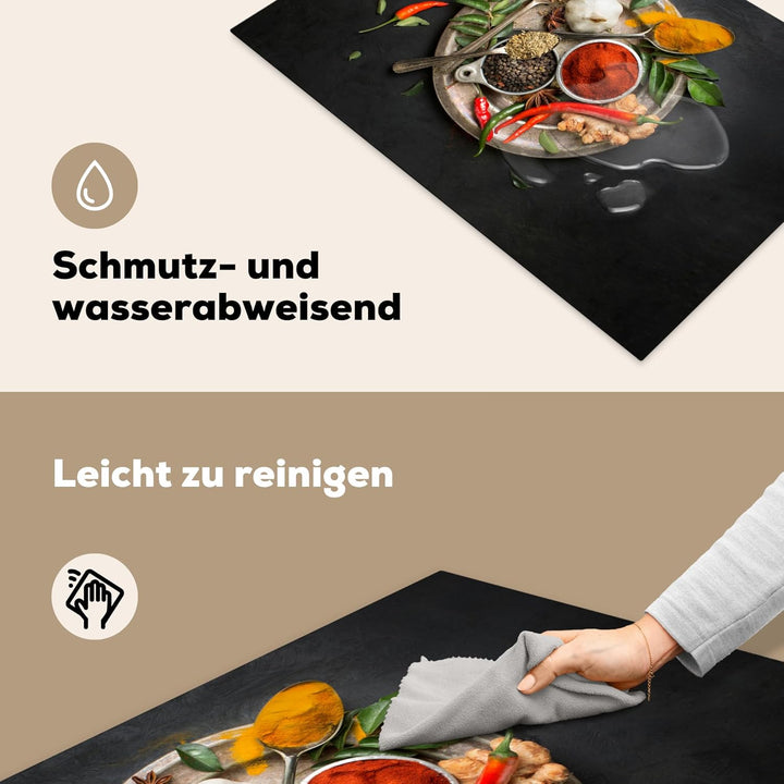 KitchenYeah© Herdabdeckplatte Einteilig Küche Ceranfeld Abdeckplatte Cerankochfeld Abdeckung Indukti