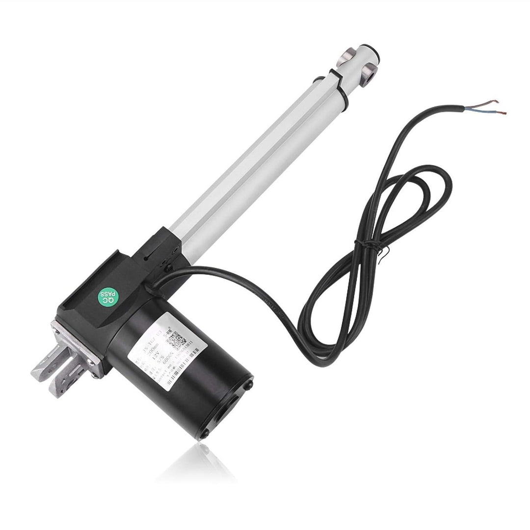 DC 12V Elektrischer Linearantrieb Kraft 6000N Maximaler Hub Hub Wasserdichte Elektromotorhalterung