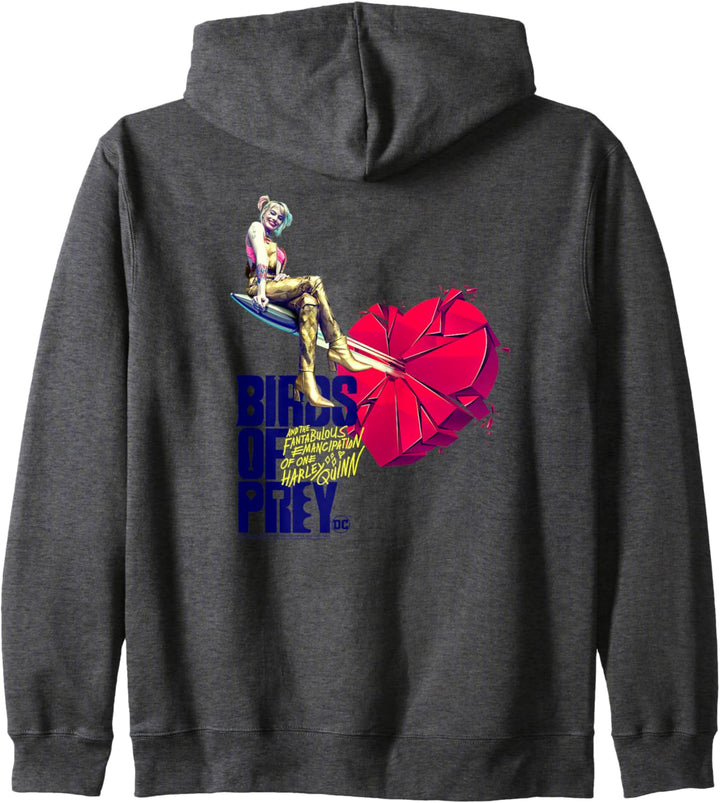 Birds of Prey Harley Quinn Broken Heart Kapuzenjacke