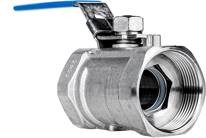 FSA Kugelhahn Edelstahl 316 1 1/2" 1-Teilig 2-Wege