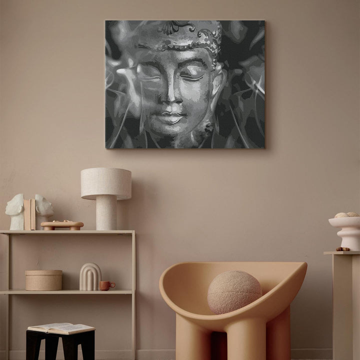 murando - Malen nach Zahlen Buddha 60x40 cm Malset mit Holzrahmen auf Leinwand für Erwachsene Kinder