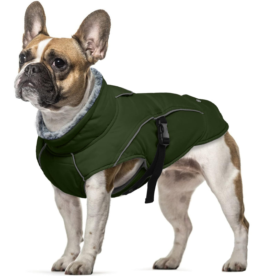 Hundemantel Wasserdicht, Winterjacke Hunde Klein Warm Hundeweste Hundekleidung Winddichte Hundemante