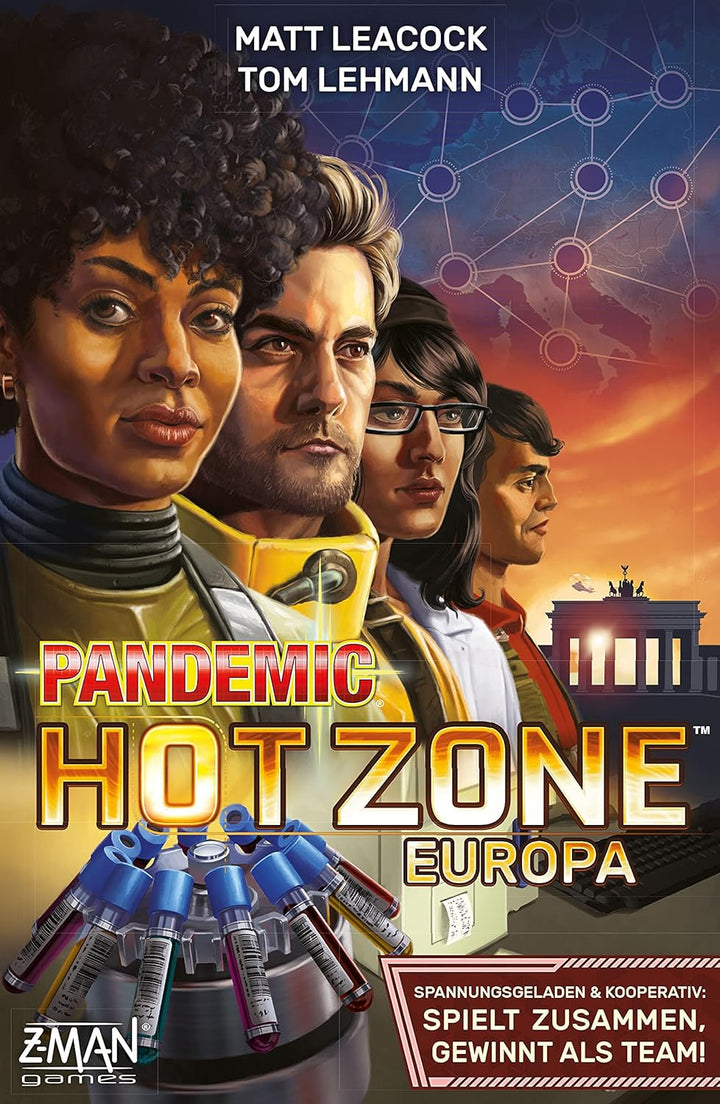 Asmodee | ZMan | Pandemic: Hot Zone – Europa | Familienspiel | Brettspiel | 2-4 Spieler | Ab 8+ Jahr