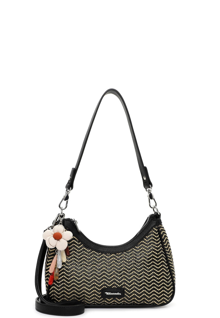 Tamaris Beutel TAS Konstantina 34262 Damen Handtaschen Zweifarbig Schwarz Einheitsgrösse, Schwarz Ei