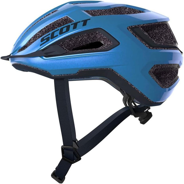 Scott Arx Plus MIPS Rennrad Fahrrad Helm Metal blau 2024: Grösse: S (51-55cm)