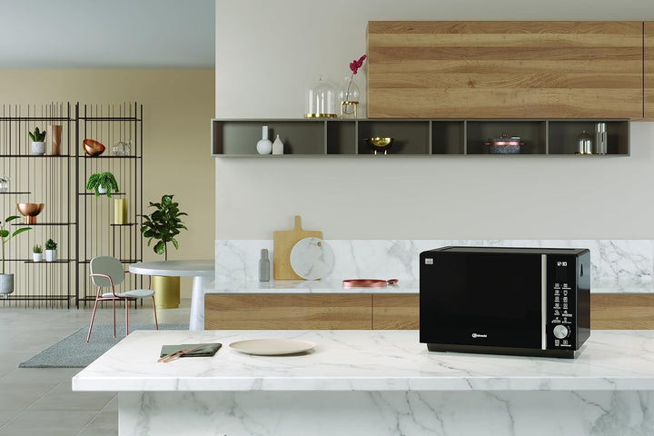 Bauknecht MF 258 B Mikrowelle/Extra Space: Kombi Ohne Drehteller/My Menu/Crisp/Crisp Fry/Spezialprog