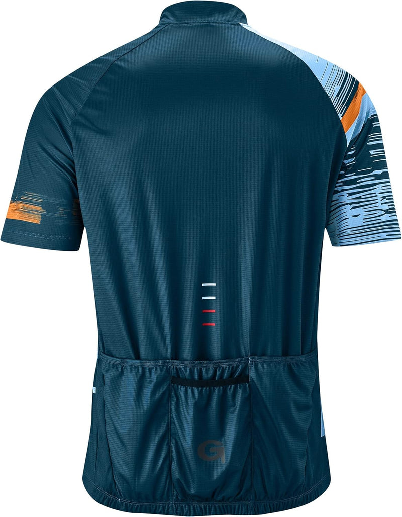 Gonso Herren Avolo Trikot Radtrikot Fahrradtrikot S Indigo, S Indigo